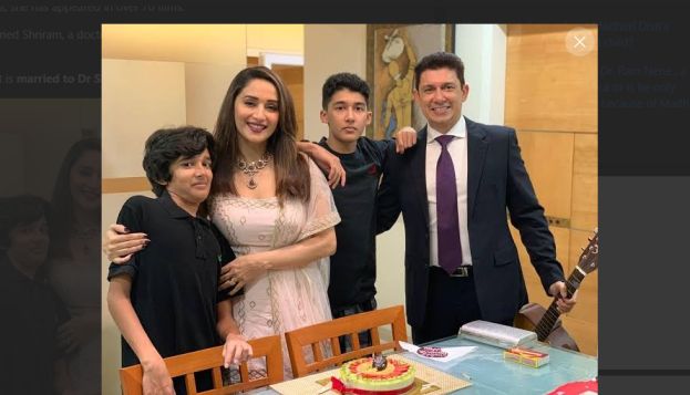 Madhuri Dixit Family